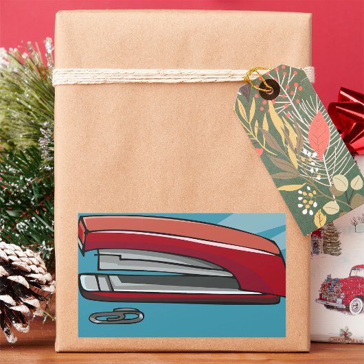 Stapler Rechthoekige Sticker