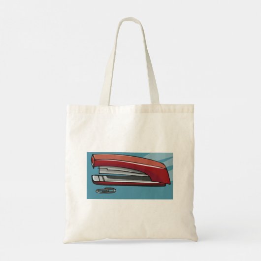 Stapler Tote Bag (Achterkant)