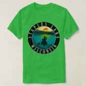 Staples Lake Wisconsin Kayakken T-shirt (Design voorkant)