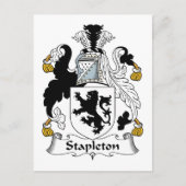 Stapleton Family Crest Briefkaart (Voorkant)