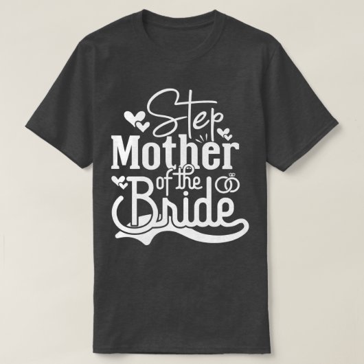 Stapmoeder van de bruid t-shirt (Design voorkant)