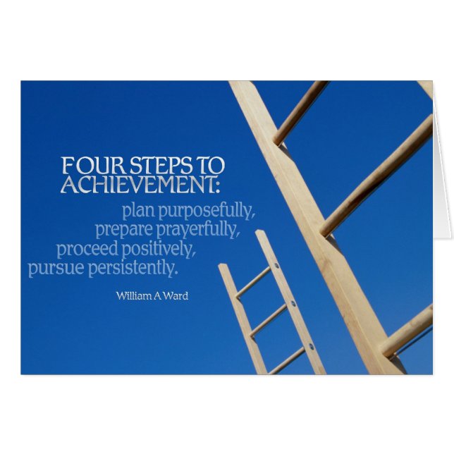 Stappen aan de Kaart van de Nota van de Groet van  (Voorkant Horizontaal)