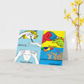 Stappen ASL Vier aan Succes Kaart (Gele Bloem)