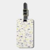 Stappen Bagagelabel (Voorkant verticaal)