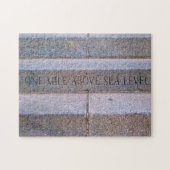 Stappen de Mile Hoge Denver. Legpuzzel (Horizontaal)