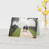 Stappen Gezamenlijk Gezet Verlies van Paard Gewoon Kaart (Gele Bloem)