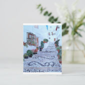 Stappen in de oude stad Frigiliana Briefkaart (Staand voorkant)