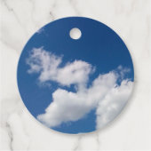 Stappen in de wolken bedankjes labels (Voorkant)