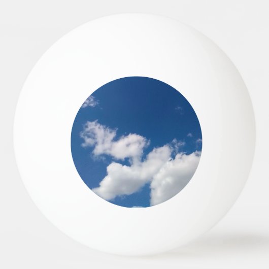 Stappen in de wolken pingpongbal (Voorkant)