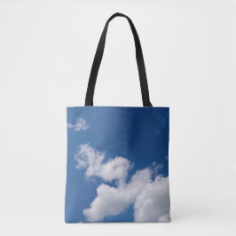 Stappen in de wolken tote bag