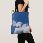 Stappen in de wolken tote bag (Dichtbij)