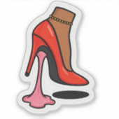 Stappen in Gum Sticker (Voorkant)