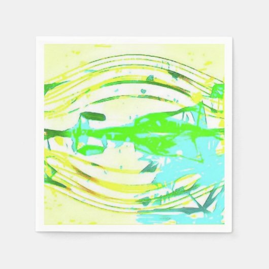 Stappen naar de lente servet (Voorkant)