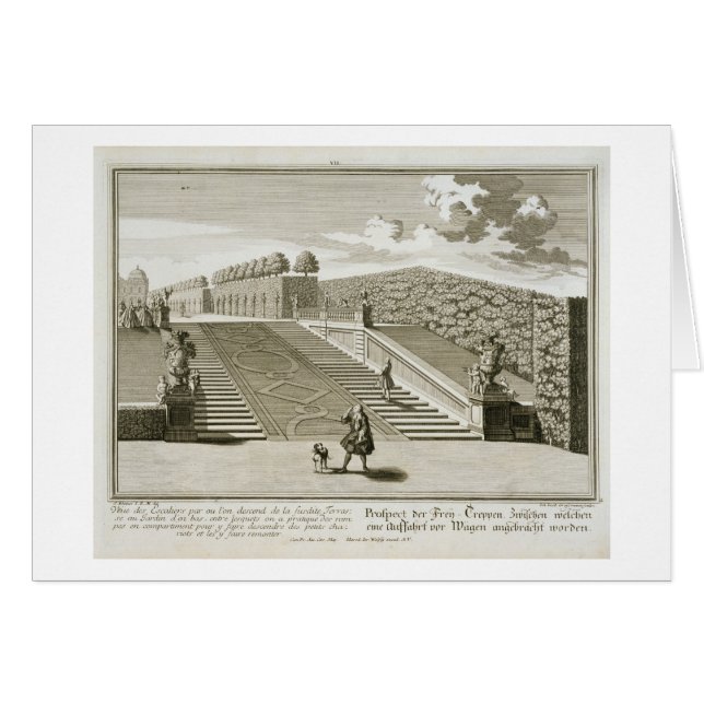 Stappen naar de tuin, Belvedere Palace, Vie (Voorkant Horizontaal)