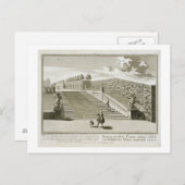 Stappen naar de tuin, Belvedere Palace, Vie Briefkaart (Voorkant / Achterkant)