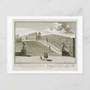 Stappen naar de tuin, Belvedere Palace, Vie Briefkaart