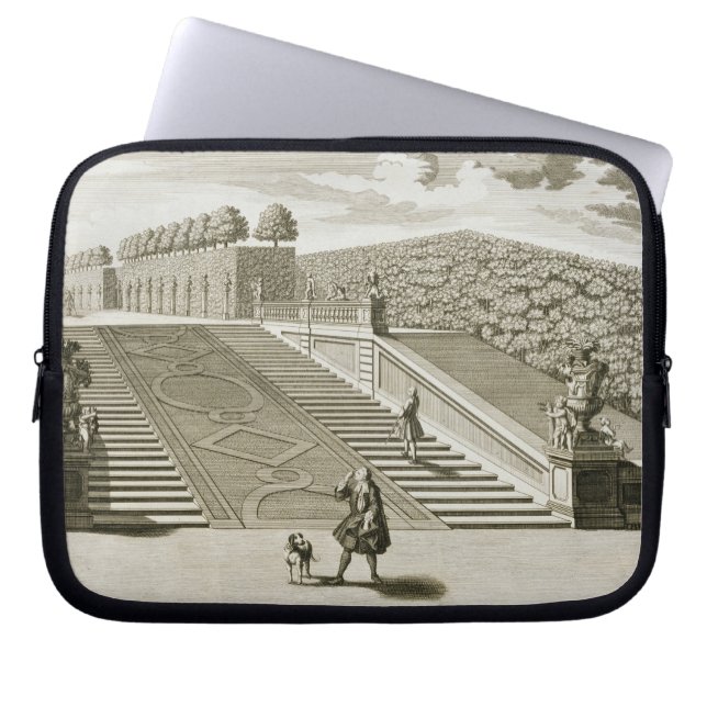 Stappen naar de tuin, Belvedere Palace, Vie Laptop Sleeve (Voorkant)