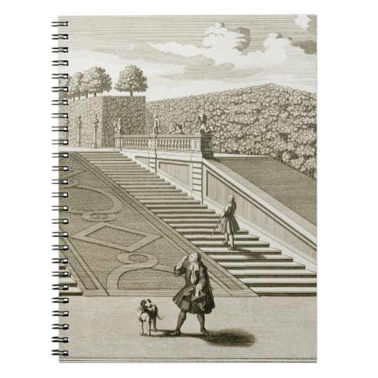 Stappen naar de tuin, Belvedere Palace, Vie Notitieboek (Voorkant)