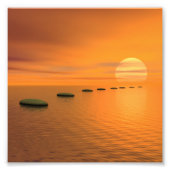 Stappen naar de zon foto afdruk (Voorkant)