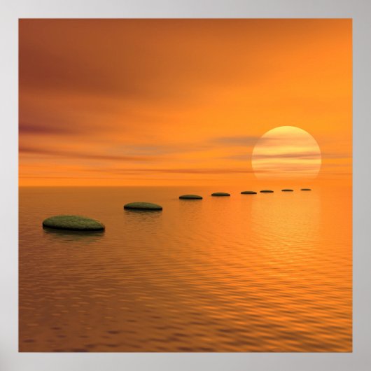 Stappen naar de zon poster (Voorkant)