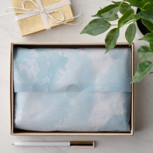 stappen naar het papier van het hemelweefsel (Geschenk)