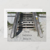 Stappen naar het strand, New Smyrna Beach, Florida Briefkaart (Voorkant / Achterkant)