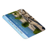 Stappen naar Twelvemile Beach, afgebeeld Rocks Mag Magneet (Rechterzijde)