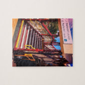 Stappen op het station legpuzzel (Horizontaal)