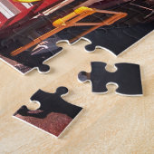 Stappen op het station legpuzzel (Zijkant)