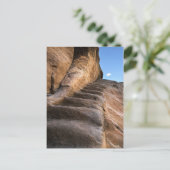 Stappen op maan briefkaart (Staand voorkant)