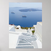 Stappen Santorini Poster (Voorkant)