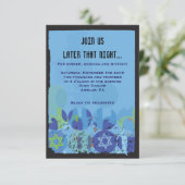 STAPPEN STONES Bar Bat Mitzvah Party Kaart (Staand voorkant)