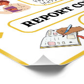 Stappen van de wetenschappelijke methode perfect poster (Hoek)