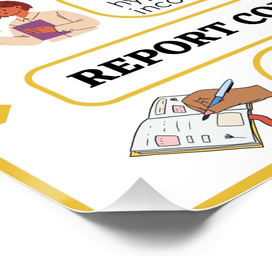 Stappen van de wetenschappelijke methode perfect poster (Hoek)