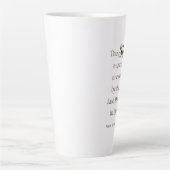 Stappen van een goed Man - Psalm 37:23 Latte Mok (Voorkant)