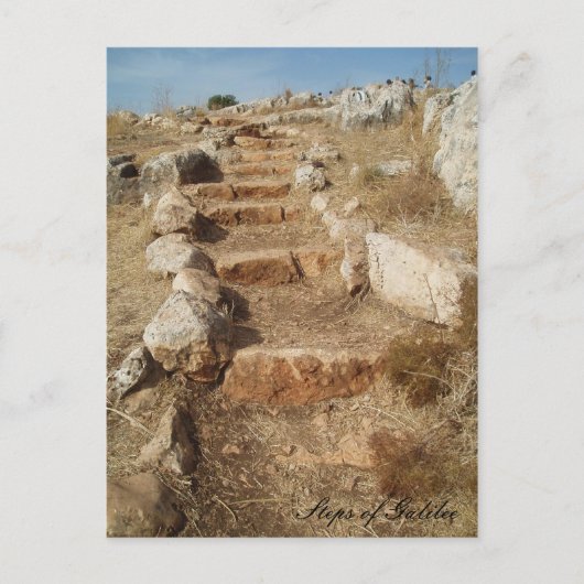 Stappen van het Meer-Briefkaart Briefkaart (Voorkant)