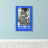 Stappen van Ma'alot Canvas Afdruk (Insitu (Houten vloer))