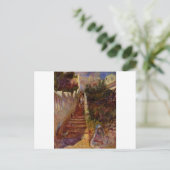 Stappen van Pierre-Auguste Renoir in Algiers Briefkaart (Staand voorkant)