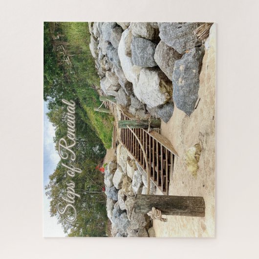 Stappen van vernieuwing legpuzzel (Verticaal)