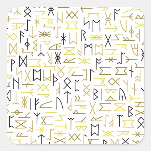 Stappen Vierkante Sticker (Voorkant)