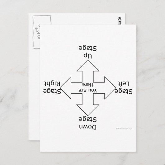 Staprichting Briefkaart (Voorkant / Achterkant)