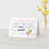 Stapsgemak, je bent ongelooflijk. kaart (Gele Bloem)