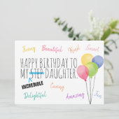 Stapsgemak, je bent ongelooflijk. kaart (Staand voorkant)