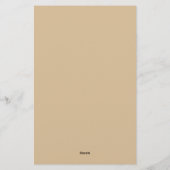 Stapsgewijs reisblad voor Steampunk-Wereldbol Briefpapier (Achterkant)