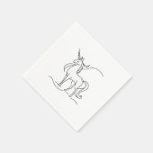 Stapsgewijze handleiding voor het tekenen van een  servet (Hoek)