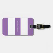 Stapsgewijze Paarse reis | Chic-Bagagelabel Bagagelabel (Voorkant horizontaal)