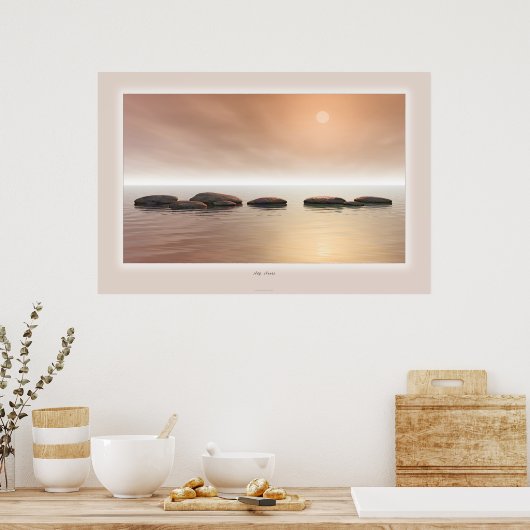 stapstenen poster (Keuken)