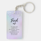 *~* Stapt AP36 QR Promo Beauty Acrylic Sleutelhanger (achterkant)