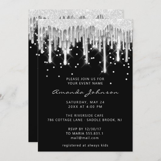 Stapt over het bruidbruinbruin bruistocht zwarte z kaart (Voorkant / Achterkant)