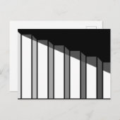 Staptrap voor optische illusie briefkaart (Voorkant / Achterkant)